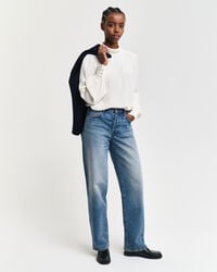 Blusa de cuello cerrado