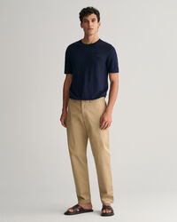 Camiseta de punto de algod&oacute;n y lino