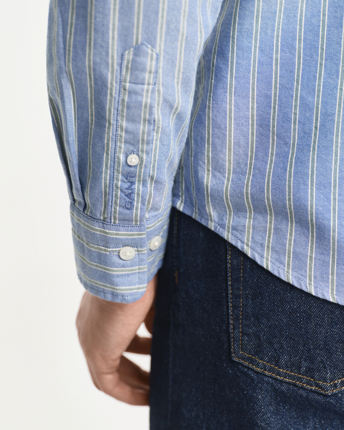 Camisa Oxford Regular Fit Archive a rayas