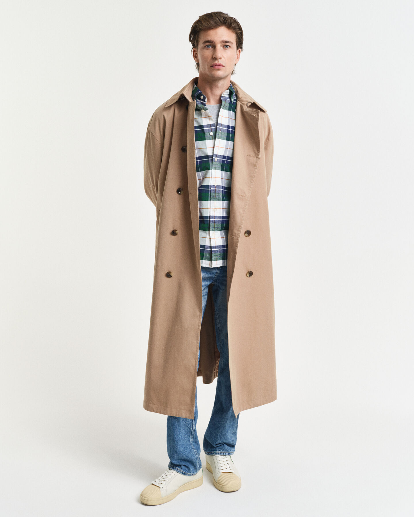 Camisa Oxford clásica Regular Fit a cuadros