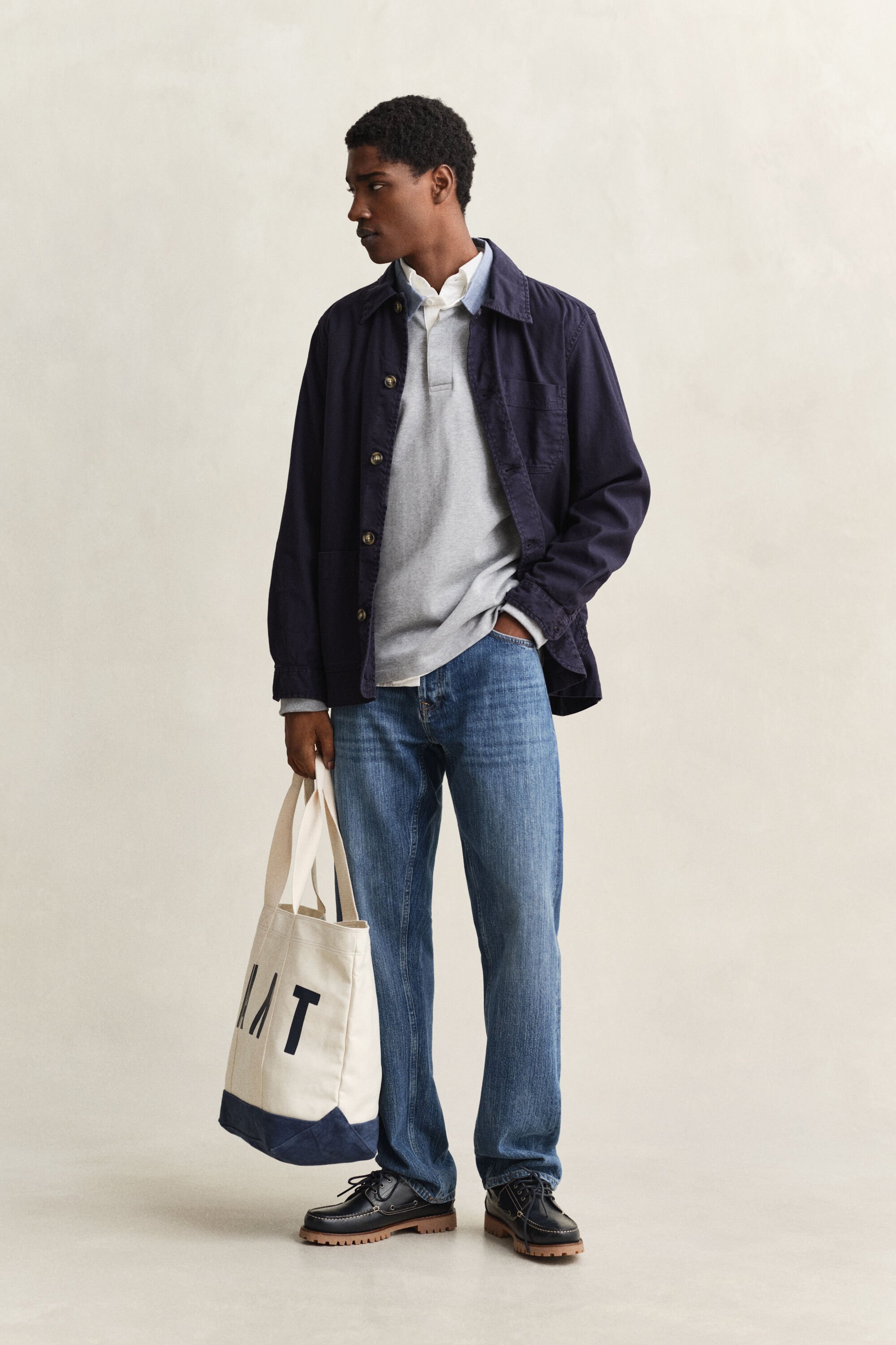 Heavy Rugger con cuello de cambray