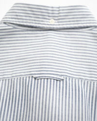 Camisa Oxford clásica Slim Fit de rayas finas