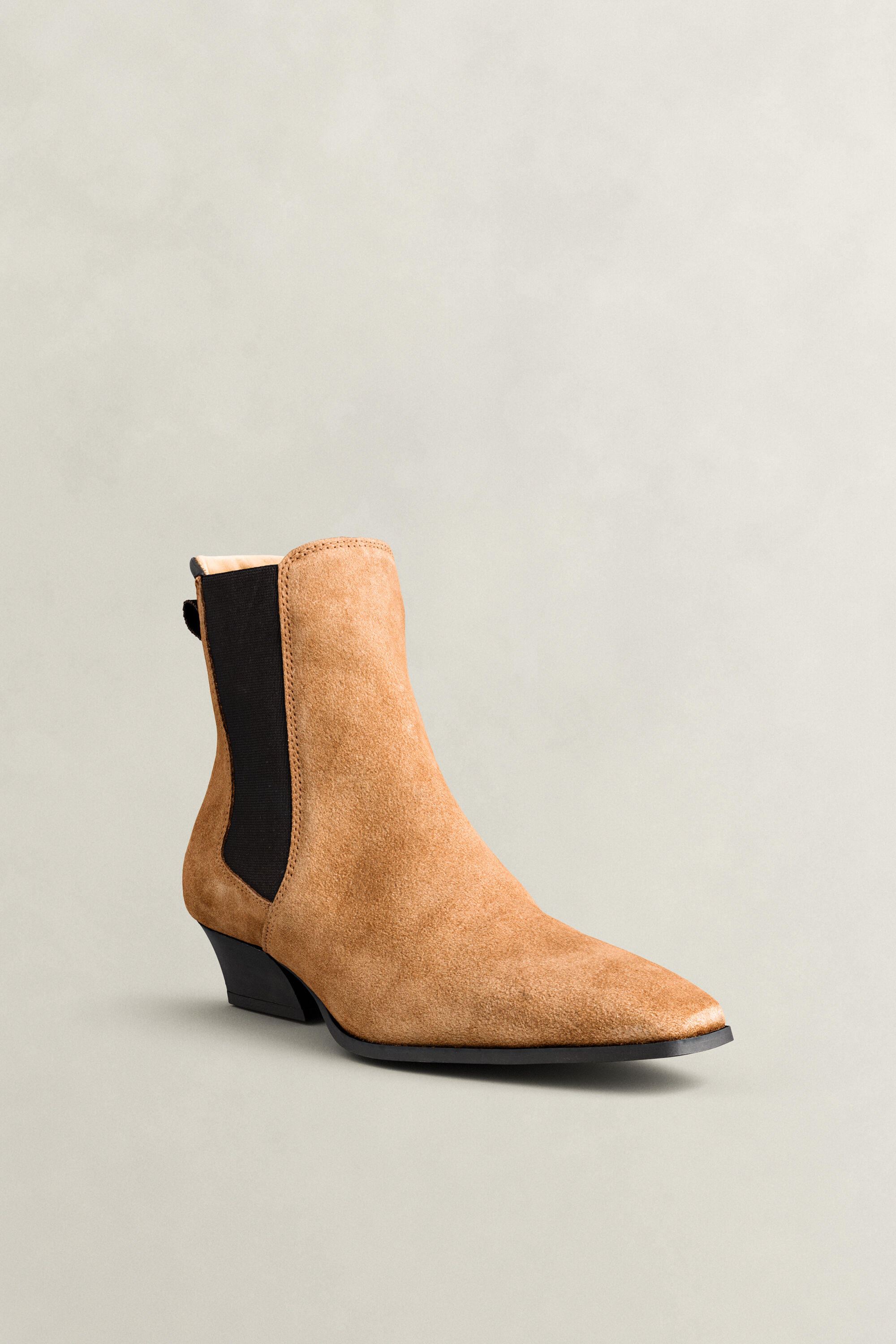 Botines Chelsea de ante Bassotte