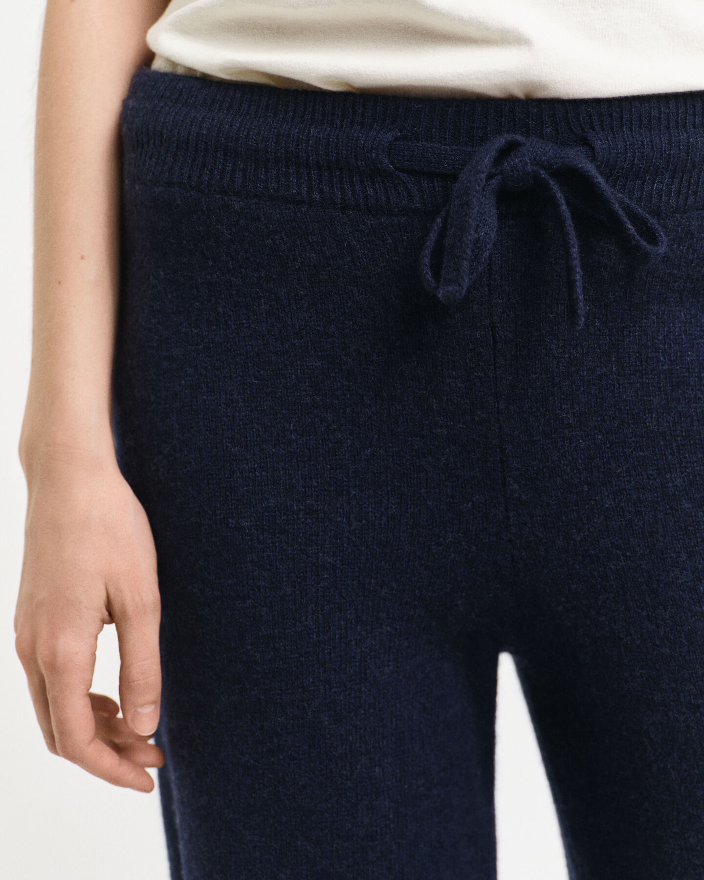 Pantalones de punto de lana