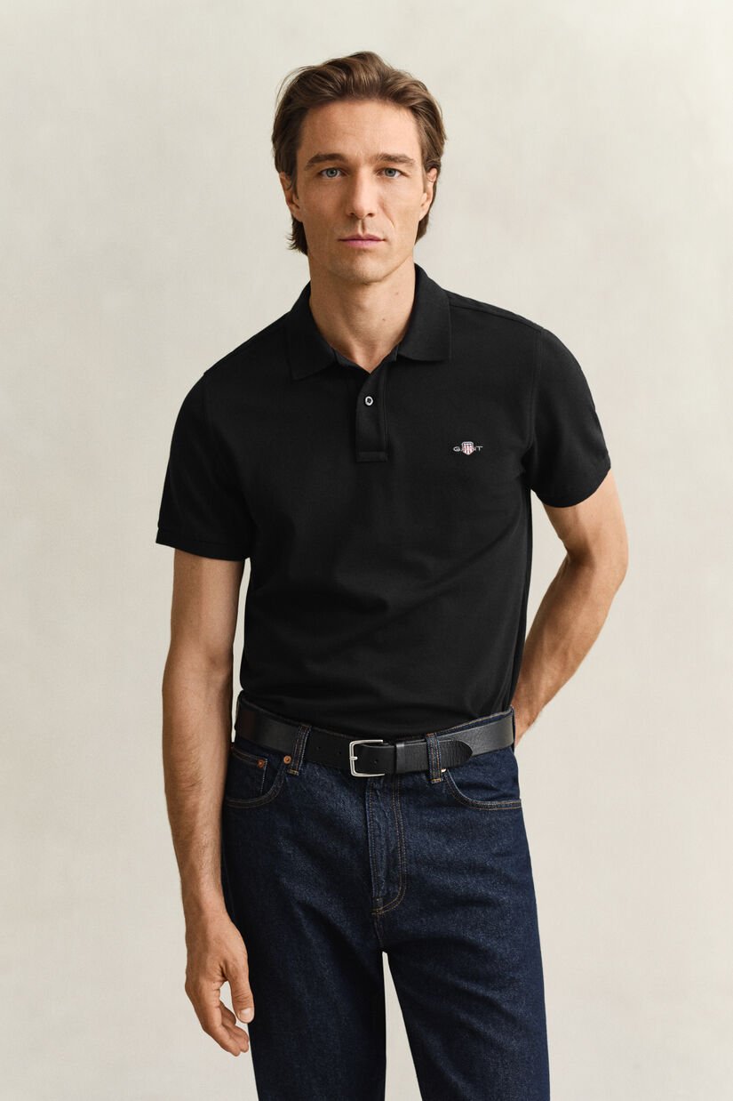 Polo de piqu&eacute; Regular Fit Shield