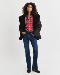 Camisa Relaxed Fit de franela a cuadros