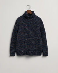 Jersey multicolor con cuello vuelto