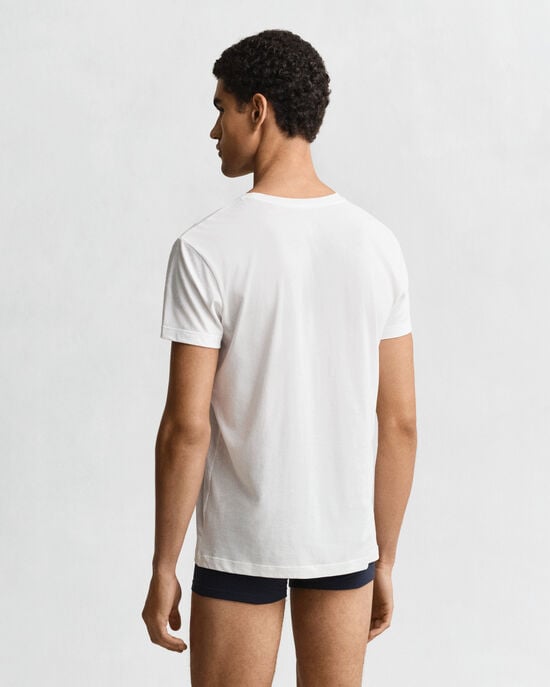 Paquete de dos camisetas de cuello redondo