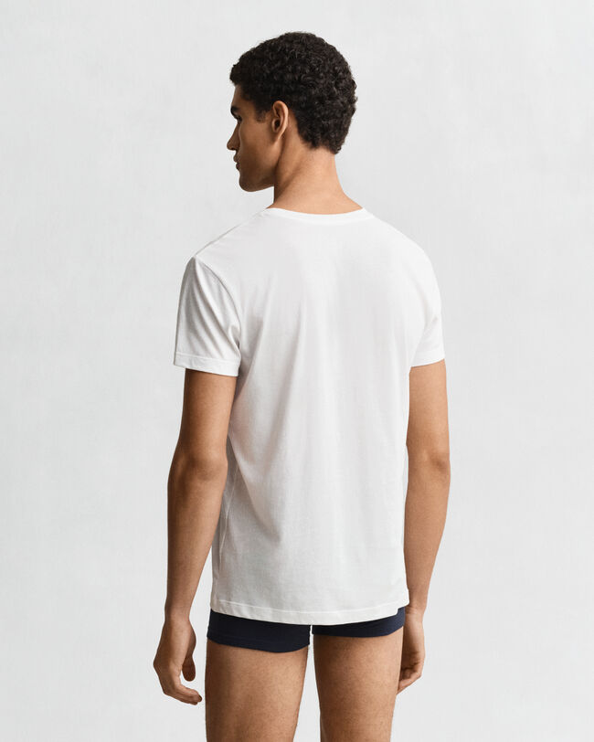 Paquete de dos camisetas de cuello redondo