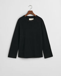 Jersey de cuello redondo en cachemir