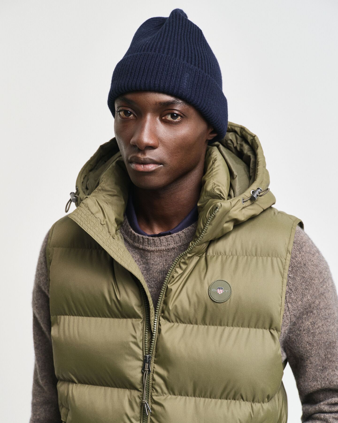 Gorro de punto de lana fina