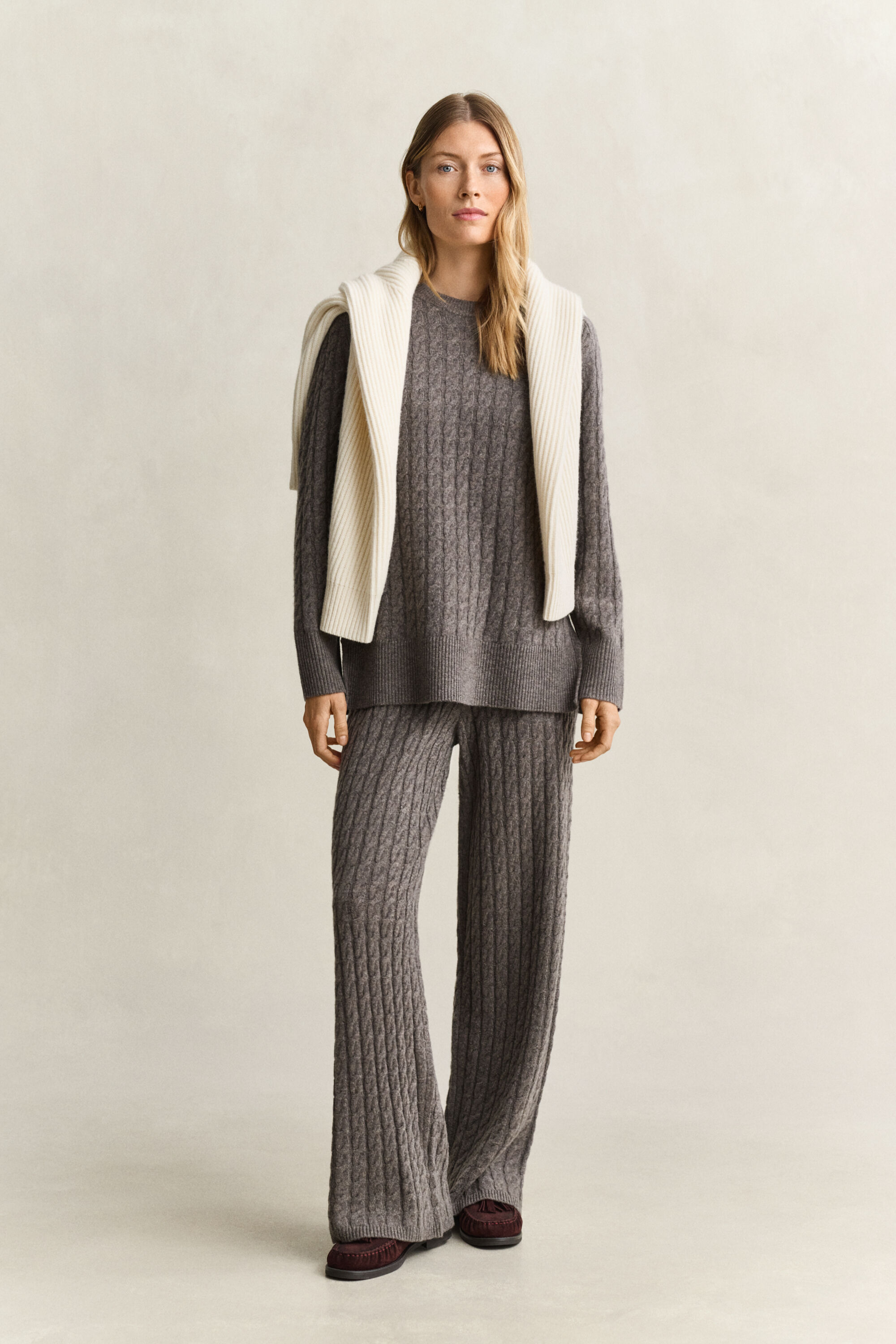 Pantalones de mezcla de lana y cachemir