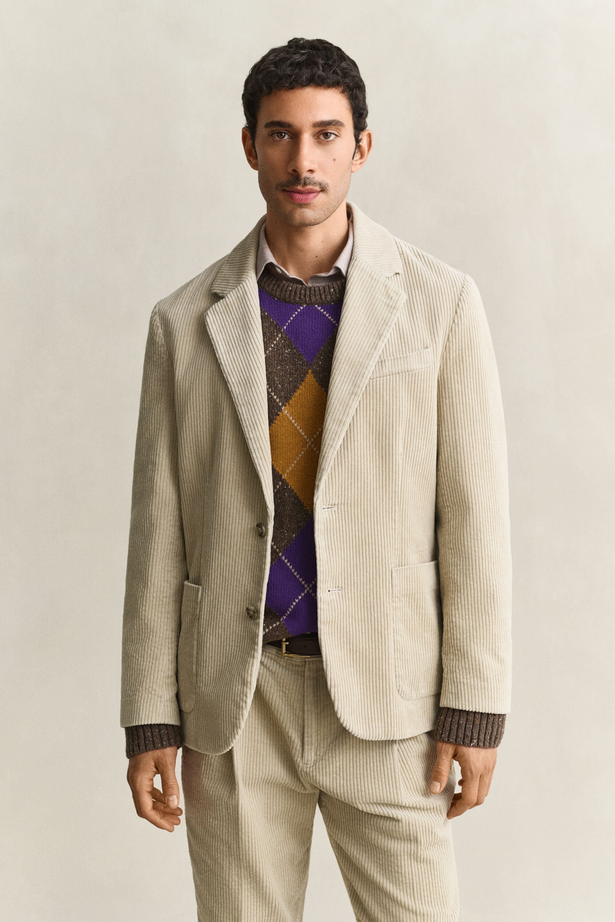 Chaqueta de traje de pana