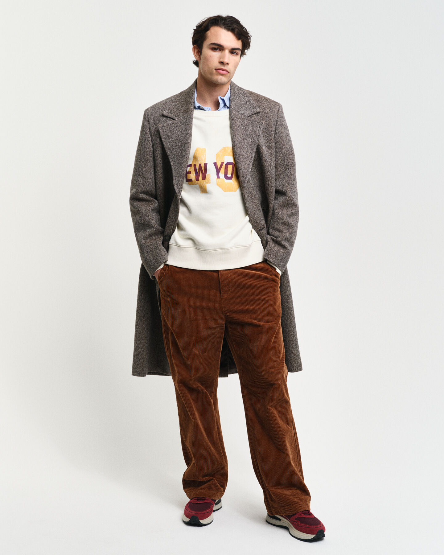 Sudadera de cuello redondo con gráfico