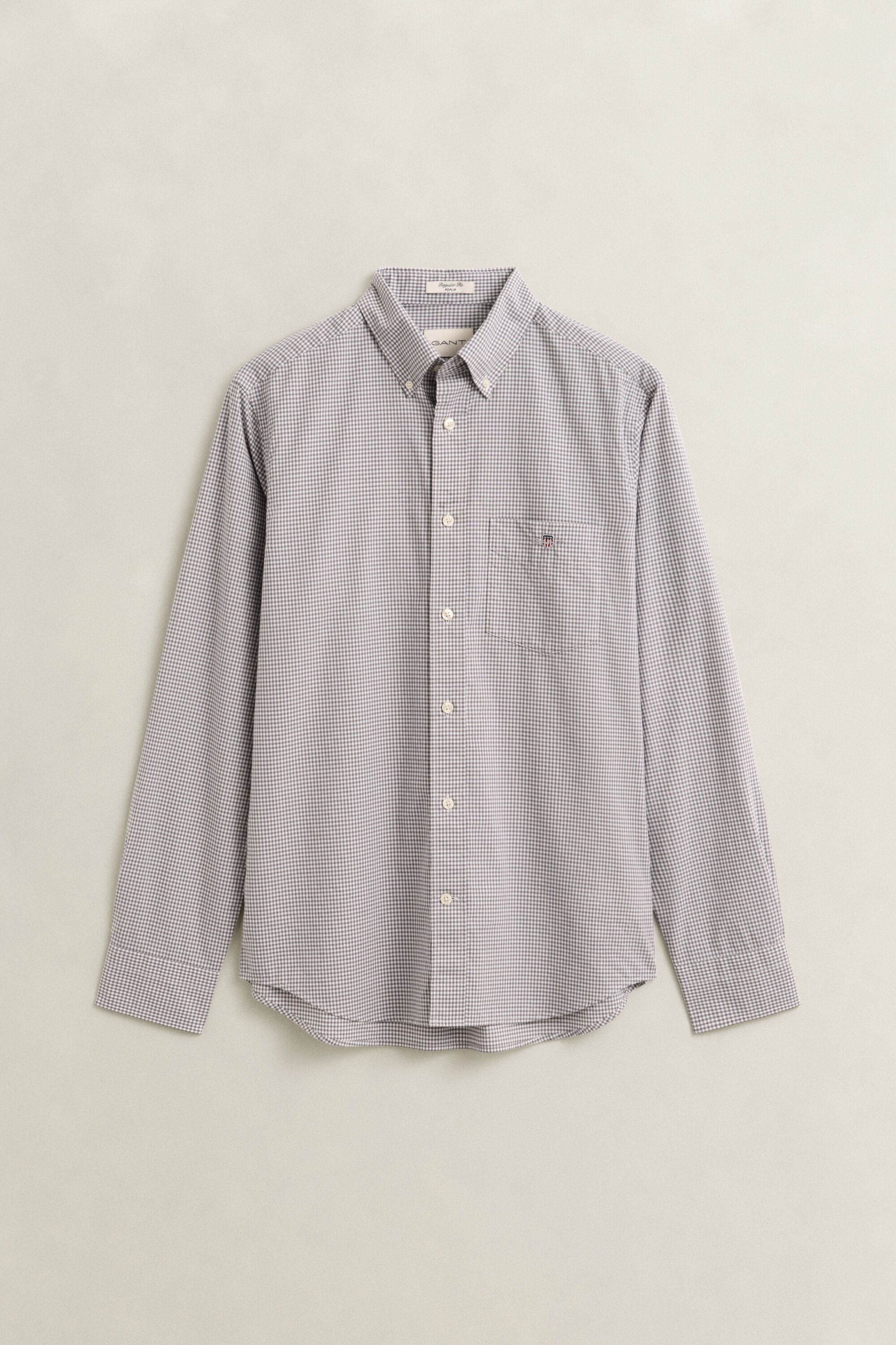 Camisa clásica de popelina de cuadros Vichy