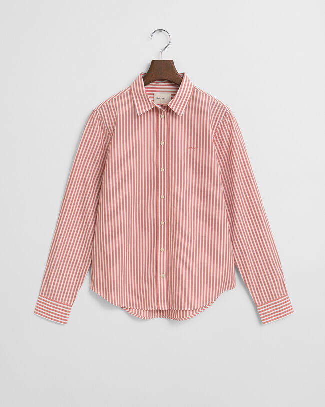 Camisa Regular Fit cl&aacute;sica de popelina a rayas