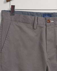 Pantalones chinos Slim Fit de sarga Hallden
