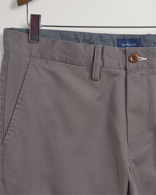 Pantalones chinos Slim Fit de sarga Hallden
