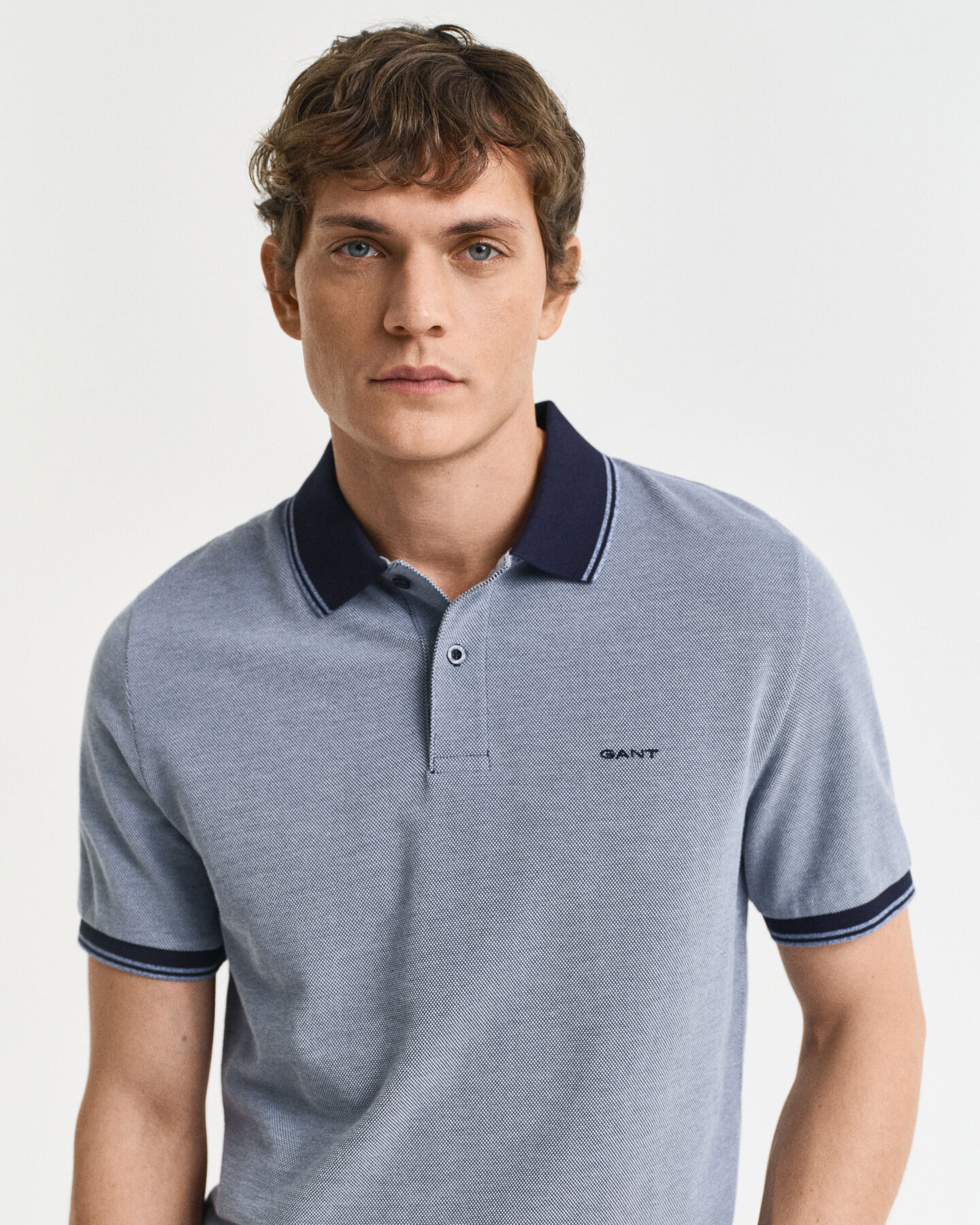 Polo de piqu&eacute; Oxford en cuatro colores