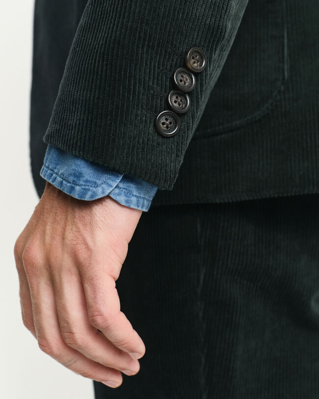 Americana de traje en pana Slim Fit