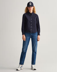 Camisa Oxford Regular Fit te&ntilde;ida en prenda