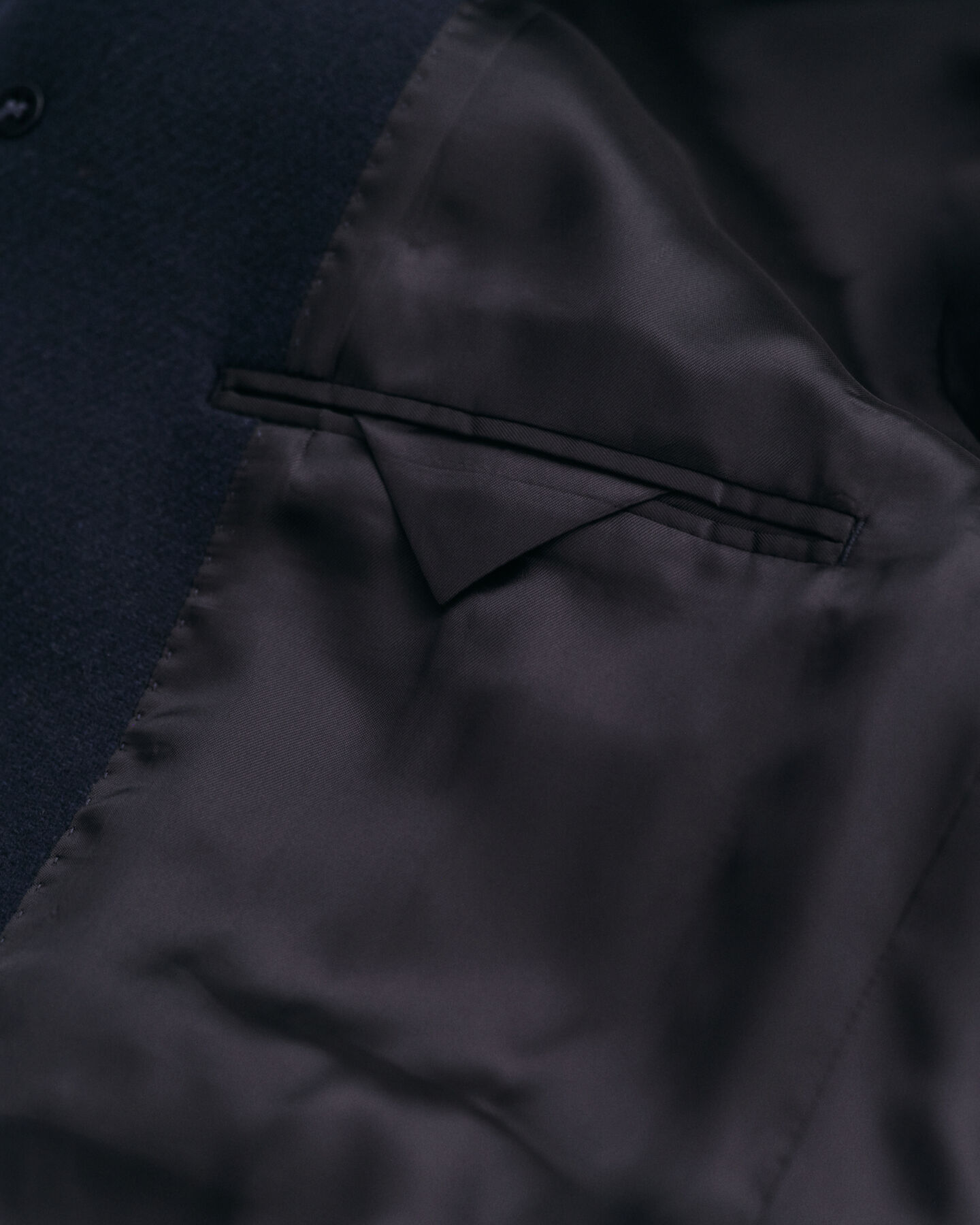 Sobretodo de lana clásico Tailored Fit