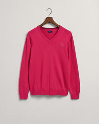 Jersey de cuello de pico y algod&oacute;n Classic