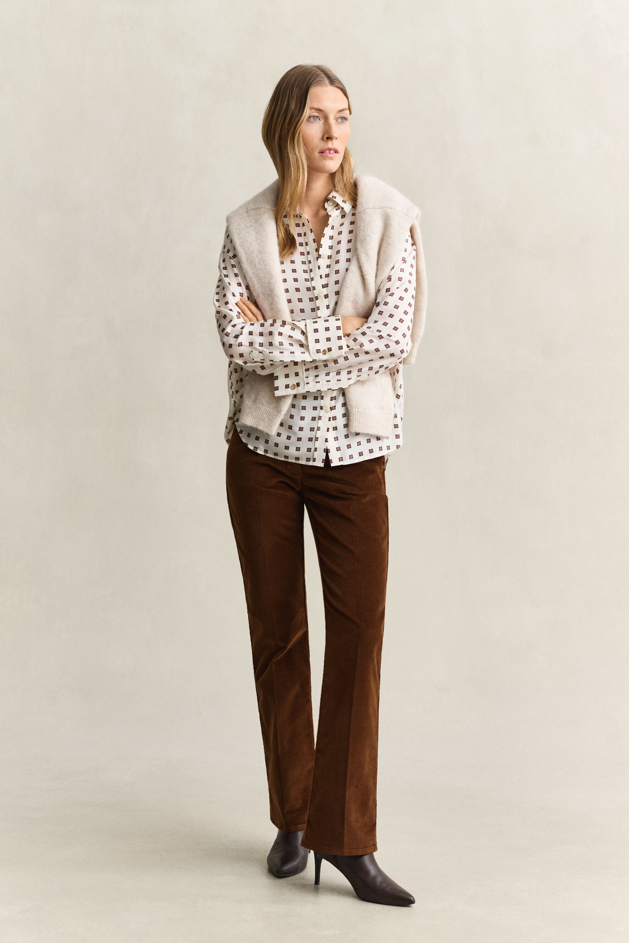 Blusa de seda habotai