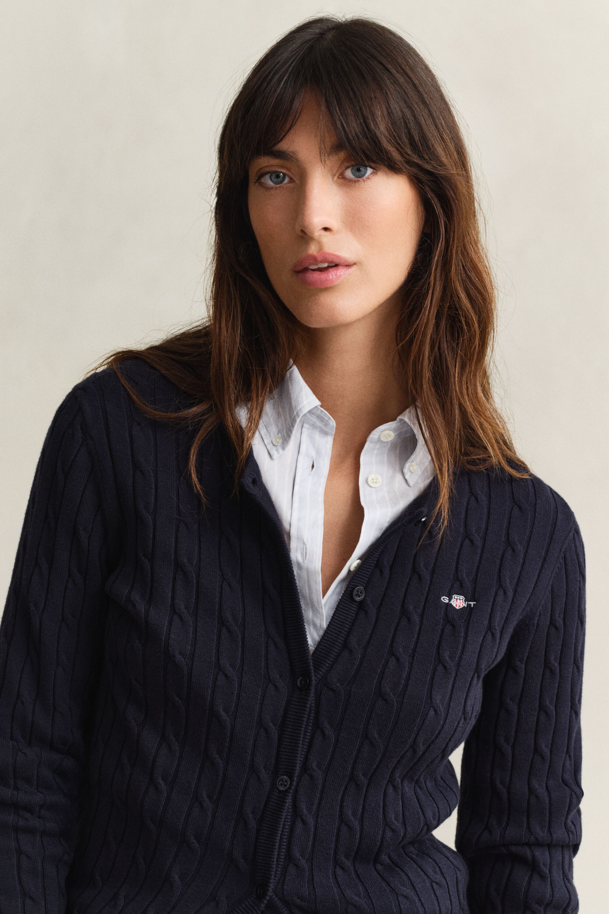 Cárdigan de punto de ochos