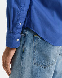 Camisa Oxford Regular Fit Archive te&ntilde;ida en prenda