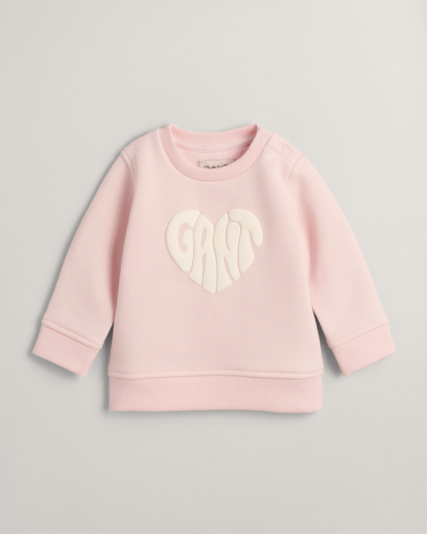 Sudadera de cuello redondo Heart Graphic Baby