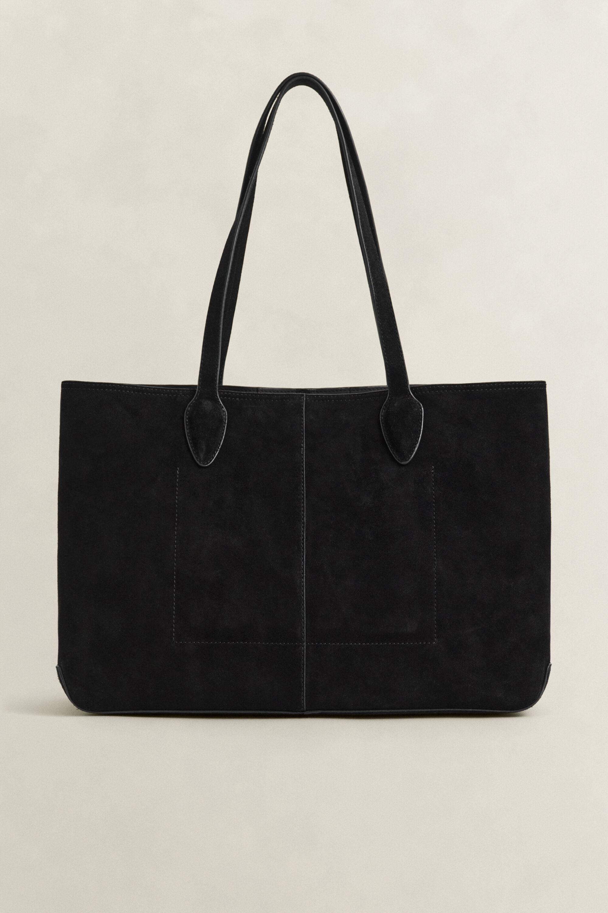 Bolso tote de ante