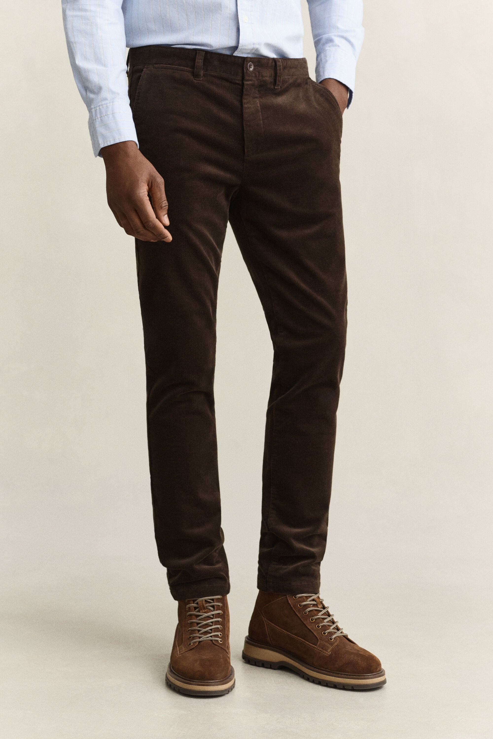 Pantalones chinos Slim Fit de pana