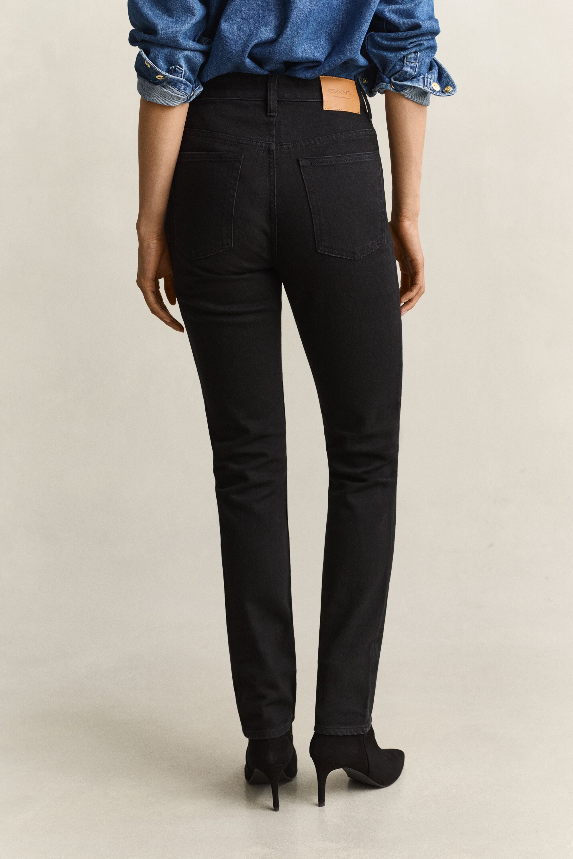 Vaqueros Slim Fit de talle alto