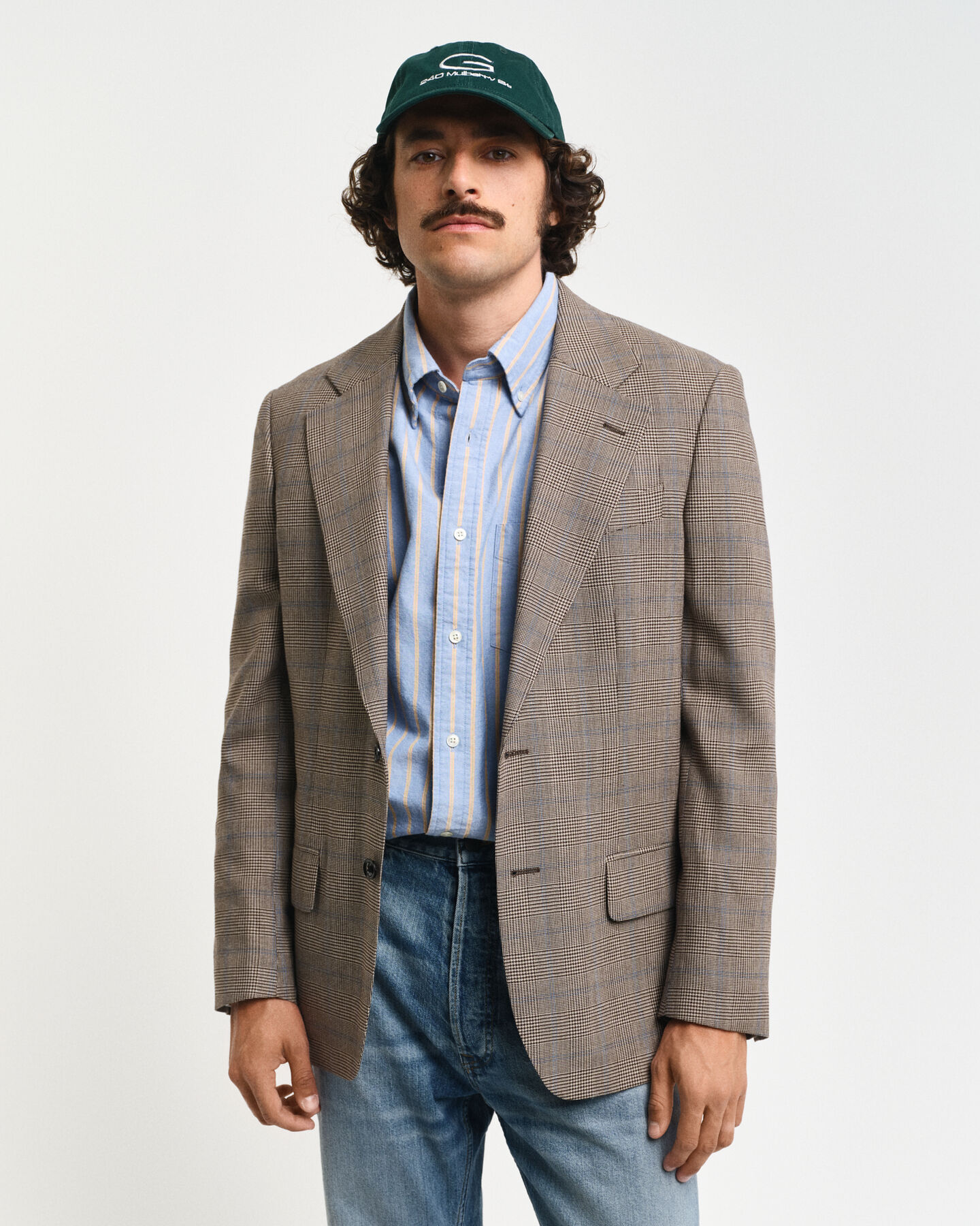 Americana Regular Fit Glen Check