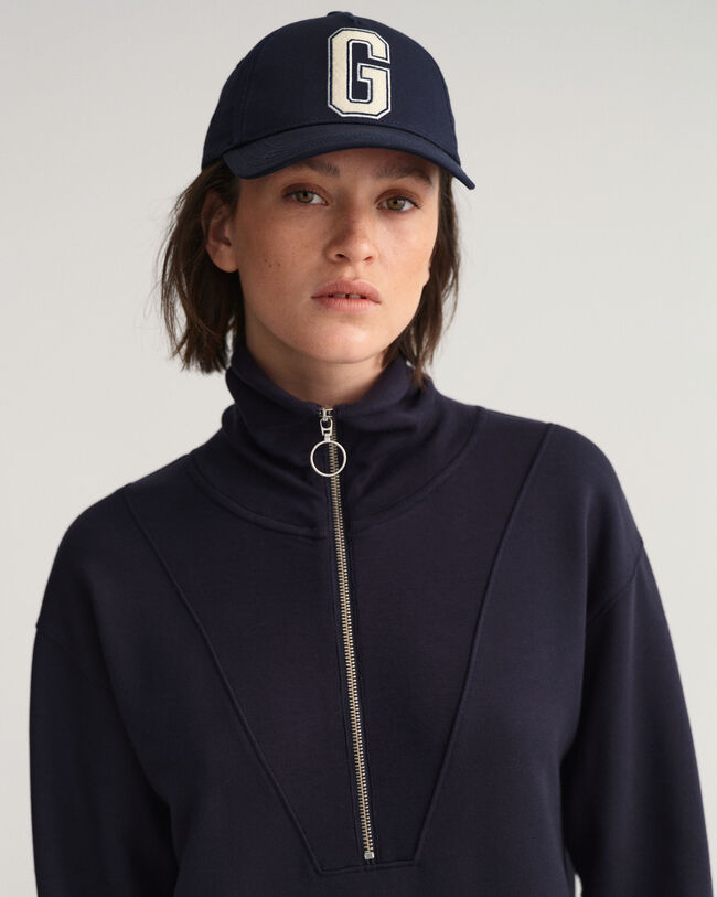 Vestido deportivo con media cremallera