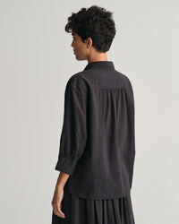 Camisa Relaxed Fit a rayas Seersucker Popover