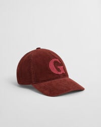 Gorra de pana con bordado G