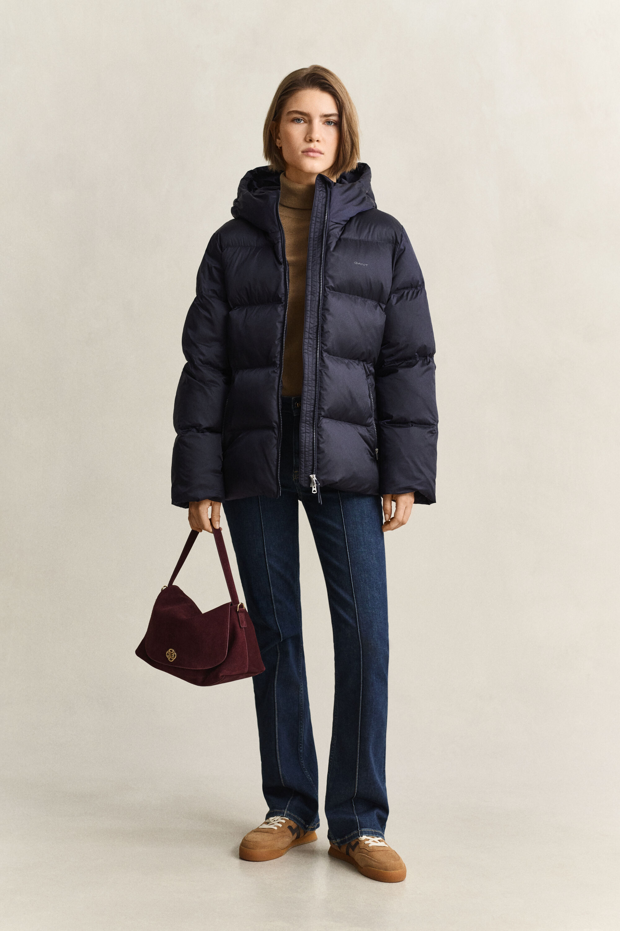 Chaqueta con acolchado medio