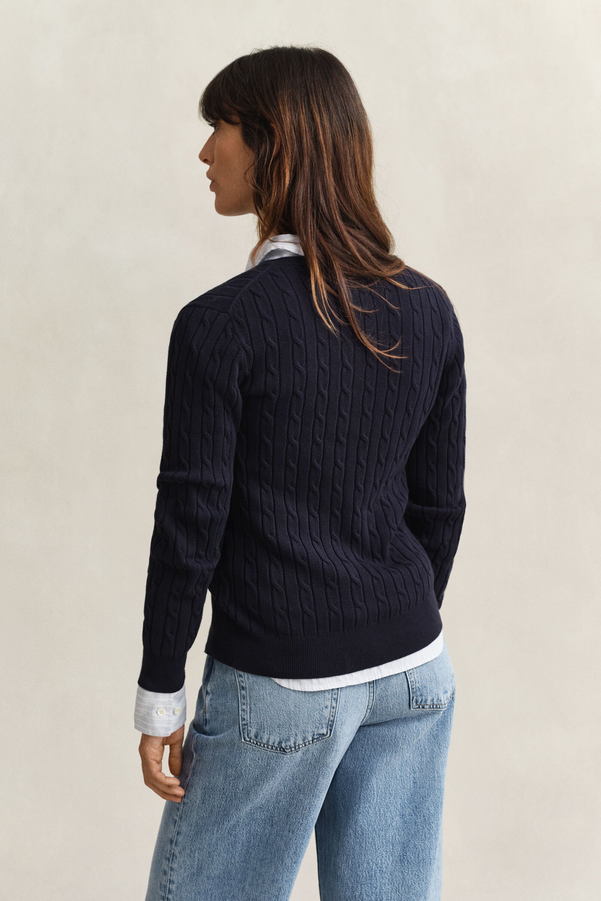 Cárdigan de punto de ochos