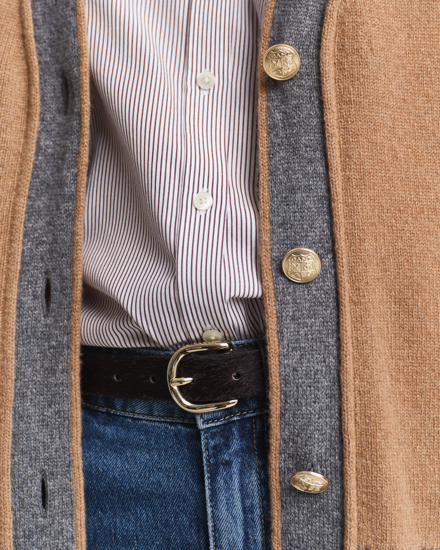 Cárdigan con cuello de pico GANT Varsity