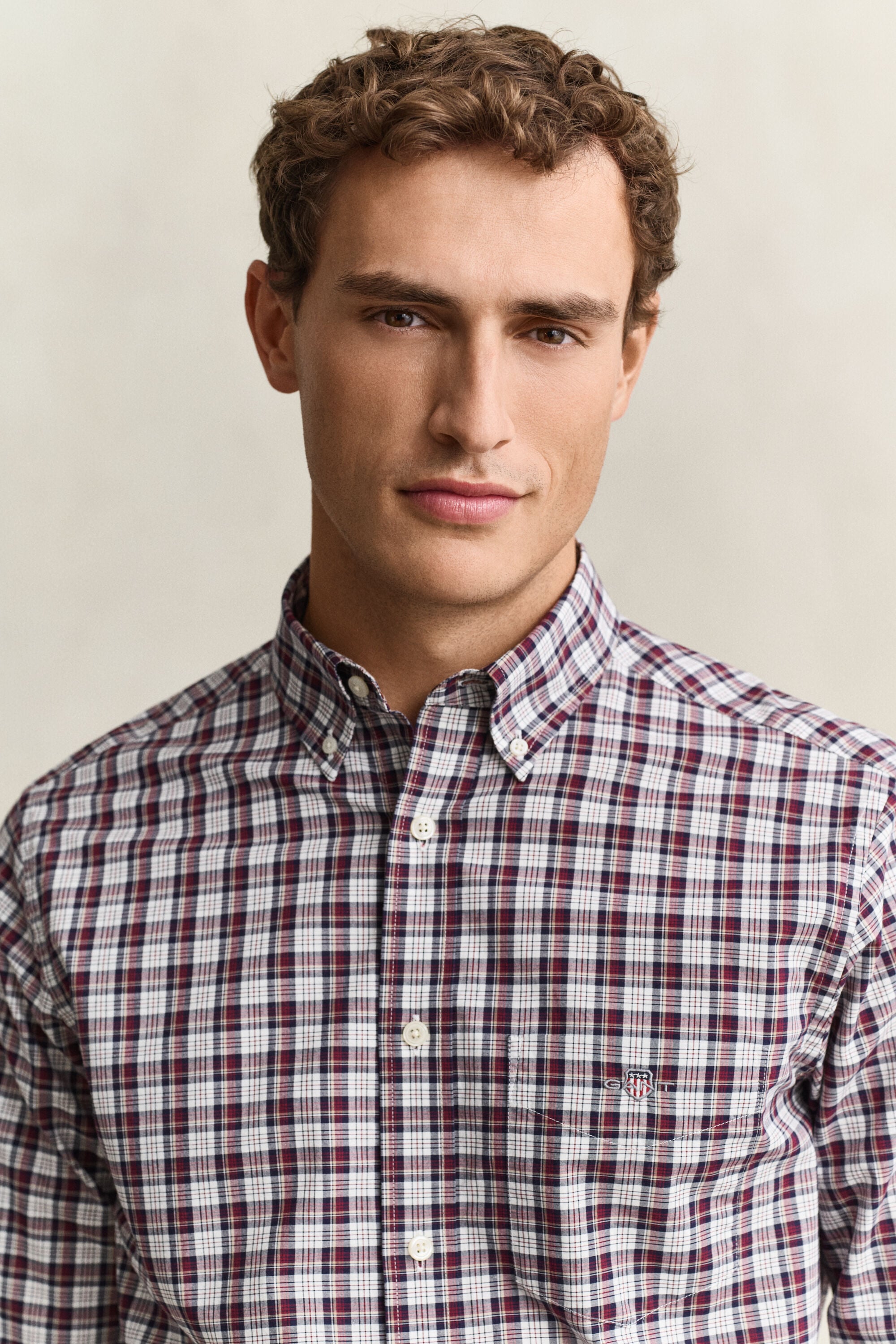 Camisa de popelina a cuadros