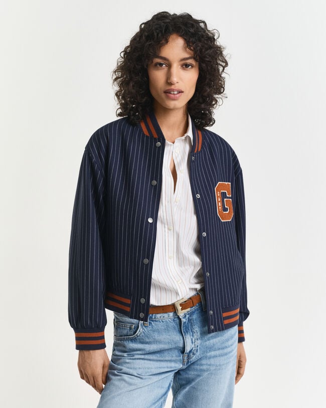Chaqueta GANT Varsity Jacket de raya diplomática