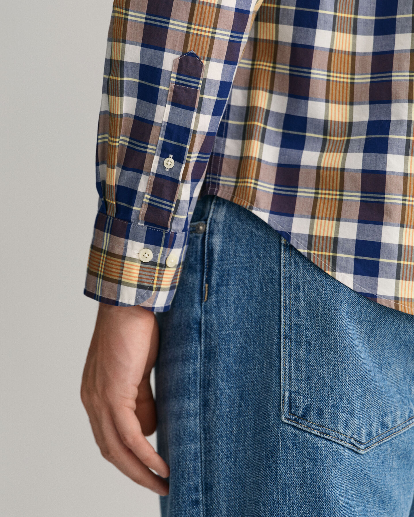 Camisa Regular Fit a cuadros de colores