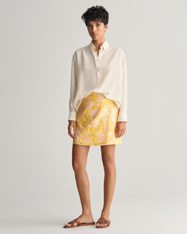 Minifalda cruzada Magnolia Print