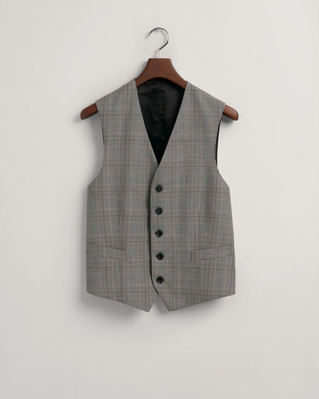Chaleco de traje Glen Check