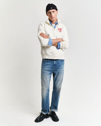 Sudadera con media cremallera y dise&ntilde;o GANT 49 Arch