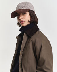 Gorra de lana con textura