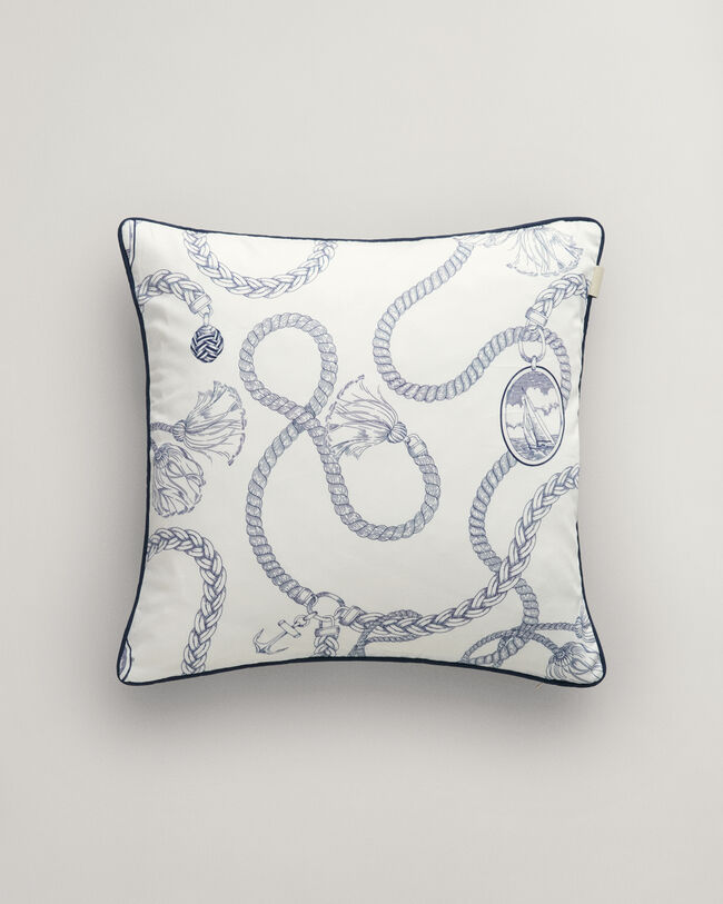 Cojín con estampado Sailing de satén