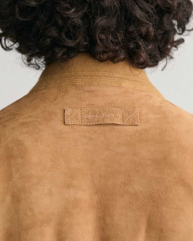 Cazadora bomber de ante